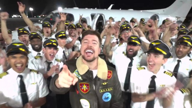 100 Pilots One Private Jet Challenge 🚀 | MrBeast Style Mega Fight!