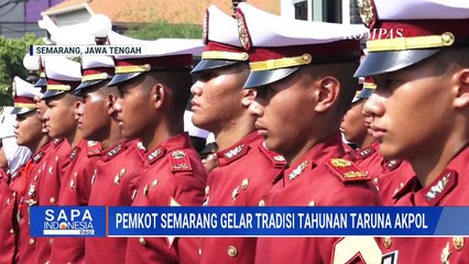 Pemkot Semarang Gelar Tradisi Tahunan Penerimaan dan Pelepasan Taruna Akpol di Balai Kota