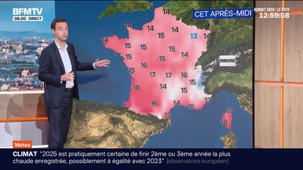 Un ciel chargé sur les bords de Manche et des températures qui vont continuer de grimper ce mardi