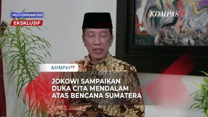 Jokowi: Saya Sampaikan Duka Cita Mendalam atas Bencana Banjir Sumatera