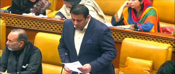 سپیکر پنجاب اسمبلی ملک محمد احمد خان غریبوں کو مالکانہ حقوق نہ ملنے پر ایوان میں اظہار خیال کر رہے ہیں