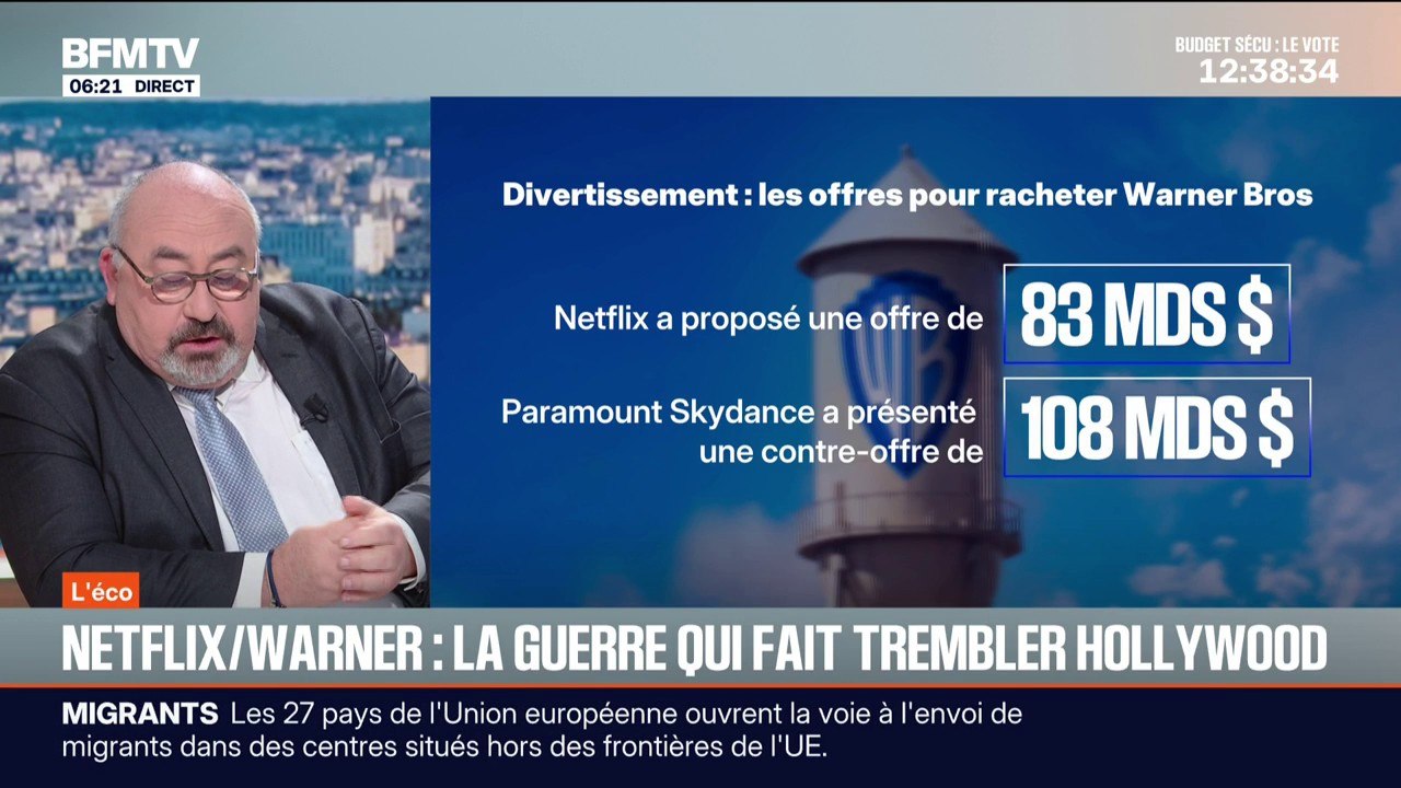 Netflix souhaite racheter Warner Bros Discovery pour 83 milliards de dollars