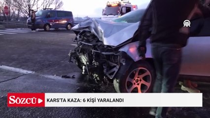 Kars'ta kaza: 6 kişi yaralandı