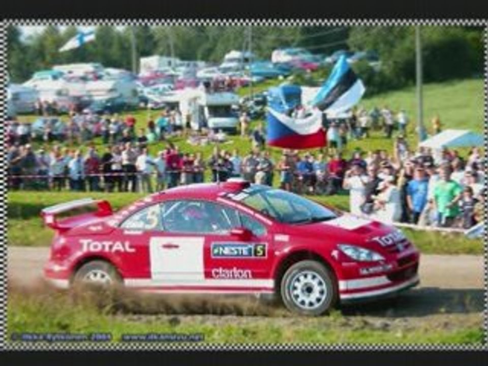 Tou en voiture comme rally ...