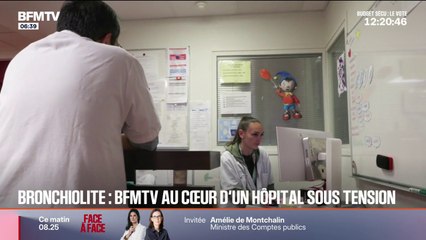 Bronchiolite: quelques tensions dans les hôpitaux franciliens, plusieurs bébés transférés dans des régions limitrophes