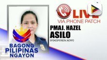 Panayam kay NCRPO Spokesperson, PMAJ. Hazel Asilo ukol sa assistance at deployment nang kapulisan sa kinasang 3 days transport strike, simula ngayong araw