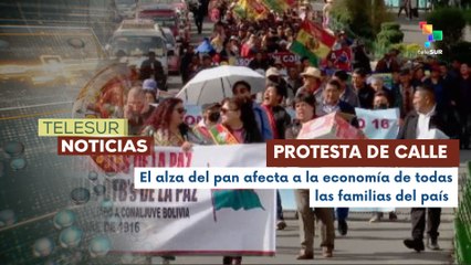 En Bolivia, vecinos de la ciudad de La Paz protagonizaron la primera marcha de protesta contra el nuevo gobierno