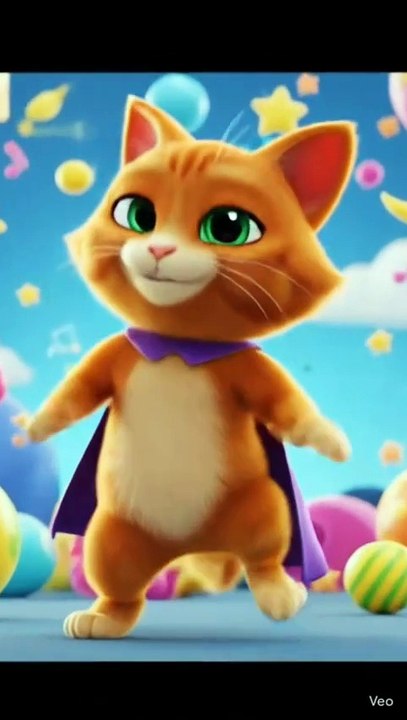 🐾 Little Kitty Meow Meow | Cute Cat Nursery Rhyme for Kids | Baby Song | Kids Learning