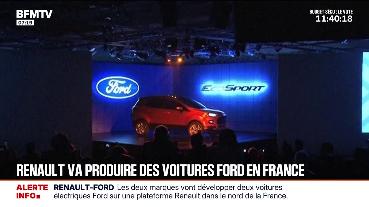 Renault s'allie avec Ford pour développer deux voitures électriques du constructeur américain dans le nord de la France