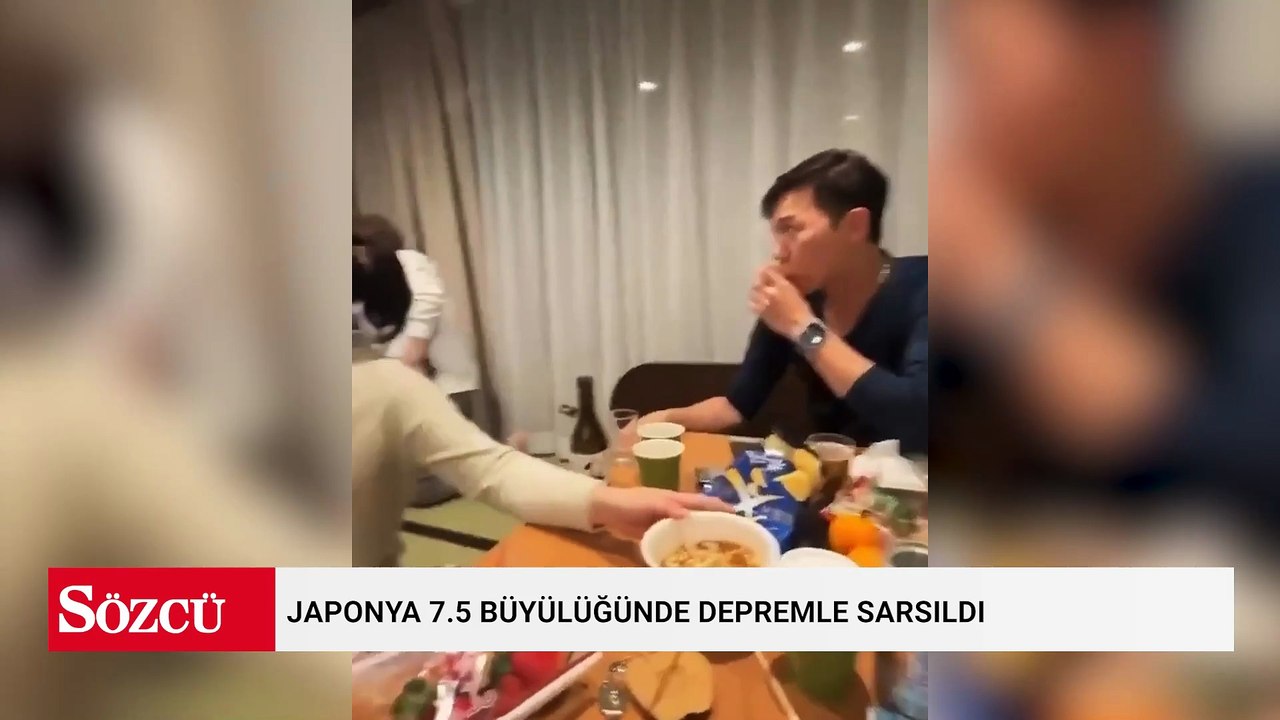 Japonya 7.5 büyülüğünde depremle sarsıldı