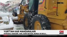 Yurttan kar manzaraları