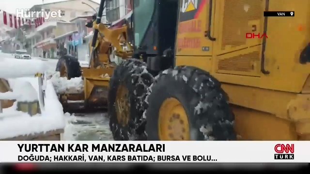 Yurttan kar manzaraları