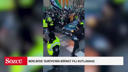 Berlin'de 'Suriye'nin birinci yılı kutlaması