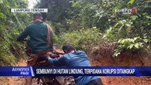 Sembunyi di Hutan Lindung, Terpidana Korupsi Ditangkap