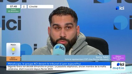Samy Tabti, syndicat CGT de Roche Mécatech et ACI Group