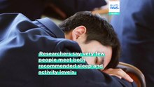 Getting enough sleep may be the key to staying healthy, new research finds