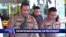 Curi Motor Milik Mantan Majikan, Dua Pria Ditangkap!