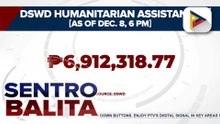 Higit P6.9-M halaga ng tulong, naipaabot ng DSWD sa mga naapektuhan ng Bagyong #WilmaPH at Shear line
