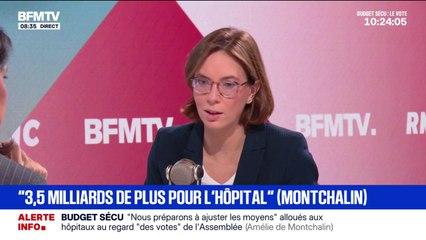 Budget:  "S'il n'y a rien pour les Français dans trois semaines, il n'y aura rien de plus pour les finances publiques", déclare Amélie de Montchalin, ministre des Comptes publics