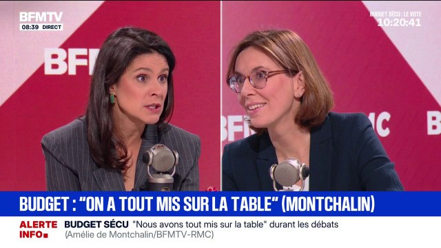 Budget: Amélie De Montchalin pointe deux groupes qui cherchent juste des problèmes