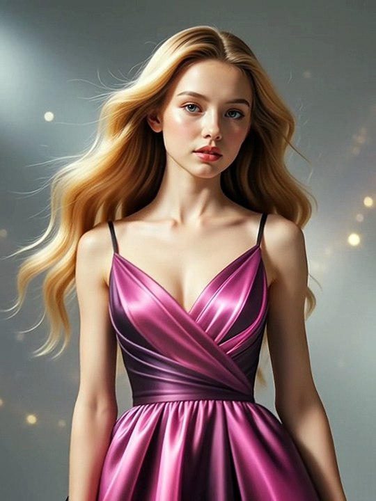 Magic Girl: Dress That Changes Every Color!”