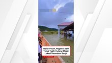 Jadi Sorotan, Pegawai Bank Tetap Tagih Hutang Meski Lokasi Terendam Banjir