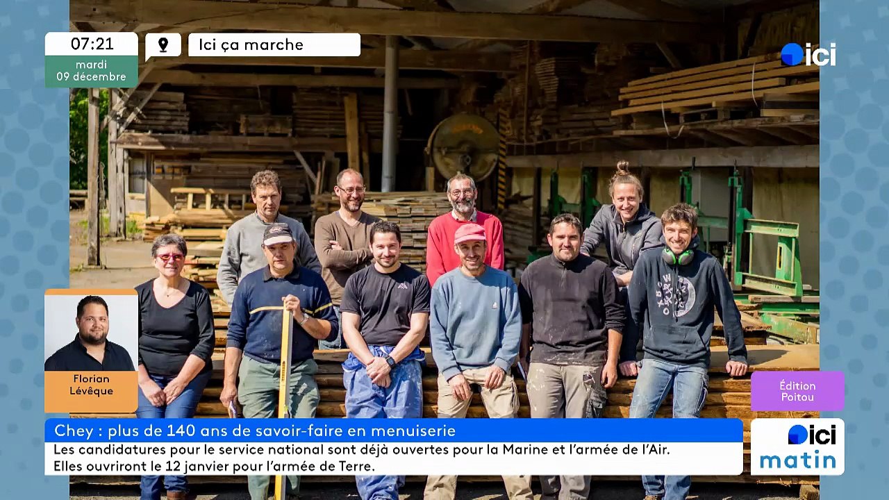 09/12/2025 - ici matin par ici Poitou en vidéo