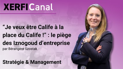 “Je veux être Calife à la place du Calife !” : le piège des Iznogoud d’entreprise [Bérangère Szostak]