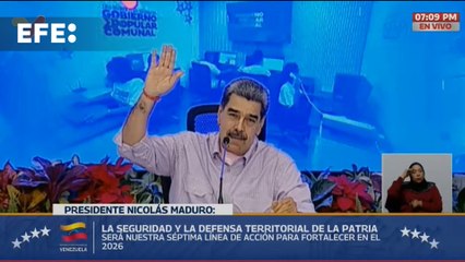 Maduro afirma que en Venezuela ya empezó el 2026, rumbo a la construcción de una "patria pacífica"