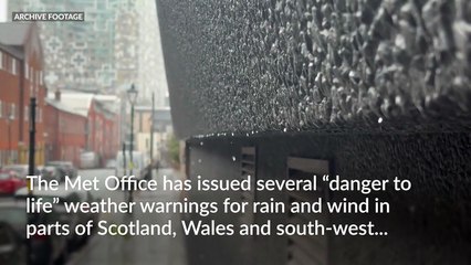 ‘Danger to life’ weather warnings in place amid Storm Bram, Met Office warns