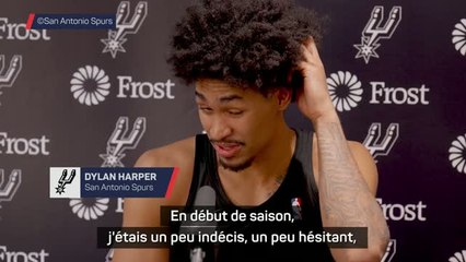 Spurs - Harper : "En début de saison, j'étais un peu indécis, un peu hésitant"