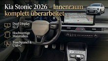Neues Cockpit im Kia Stonic (2026) mit Dual Display