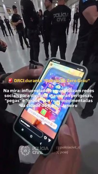 Vídeo mostra polícia fechando o cerco contra influenciadores que incentivam ‘pegas’ em vias públicas