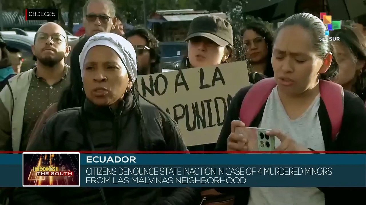 Ecuador: Citizens denounce state inaction in case of 4 murdered minors from Las Malvinas neighborhood