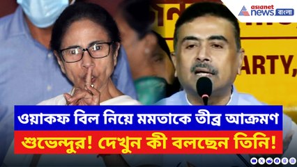 ওয়াকফ বিল নিয়ে মমতাকে বিস্ফোরক আক্রমণ শুভেন্দুর! দেখুন কী বলছেন তিনি