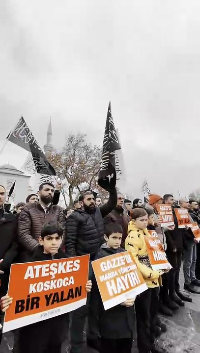 “Gazze’de Ateş Sönmüyor, Zulüm Bitmiyor” İstanbul - Reels