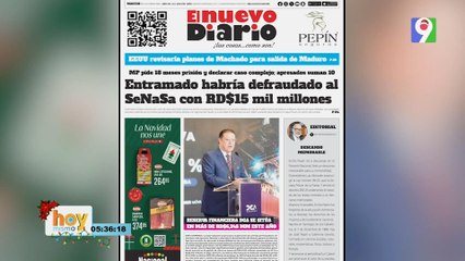 Titulares prensa dominicana martes 09 de diciembre 2025 | Hoy Mismo