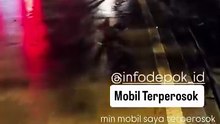 Tidak ada pembatas jalan menyebabkan terperosok