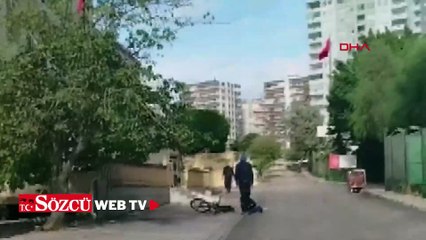 12 yaşındaki çocuğu sokak ortasında dövdüler!