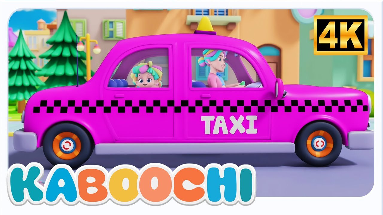 Wheels On The Taxi | Kids Baby Club | Baby Songs & Nursery Rhymes | Kids Learning Videos