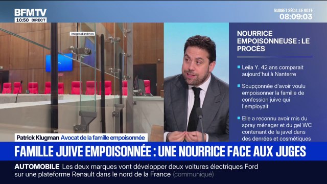 Famille juive empoisonnée: On est dans une obsession sur le judaïsme, l'argent , estime Patrick Klugman, avocat de la famille empoisonnée