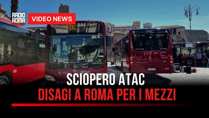 Sciopero Atac, disagi a Roma per i mezzi