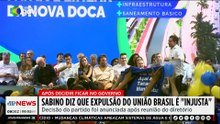 Sabino diz que expulsão do União Brasil é “injusta”