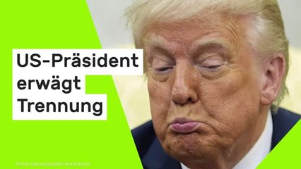 Donald Trump: Über ihre Affäre tuschelt ganz Washington - US-Präsident erwägt Trennung