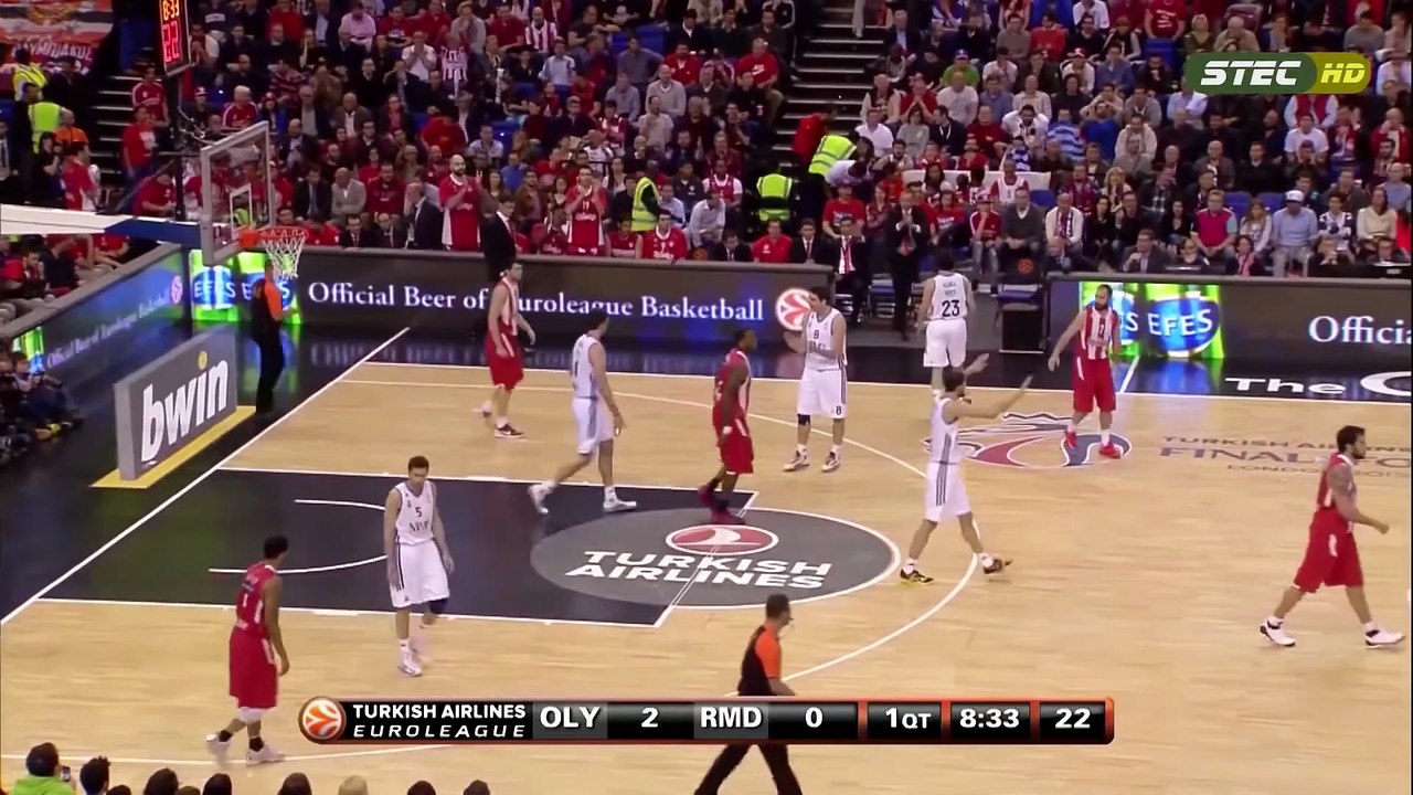 🏀 Ολυμπιακός - Ρεάλ Μαδρίτης; 100-88  =  2013  final eurolegue