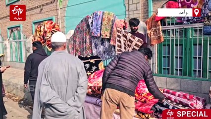 وادی کشمیر میں سردیوں کی آمد، گرم ملبوسات اور ہیٹنگ آلات کی فروخت میں تیزی سے اضافہ