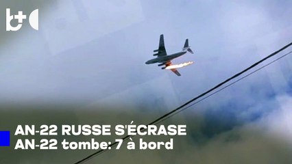 Un avion militaire russe s'écrase