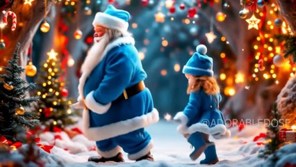 Santa & Baby Girl’s Christmas Cave Dance