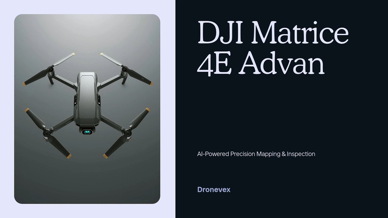 DJI Matrice 4E Advanced Enterprise Drone: Precision Mapping & Inspection Leader