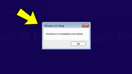 Windows 11 installation has Failed - Here's How To Fix This installation Error